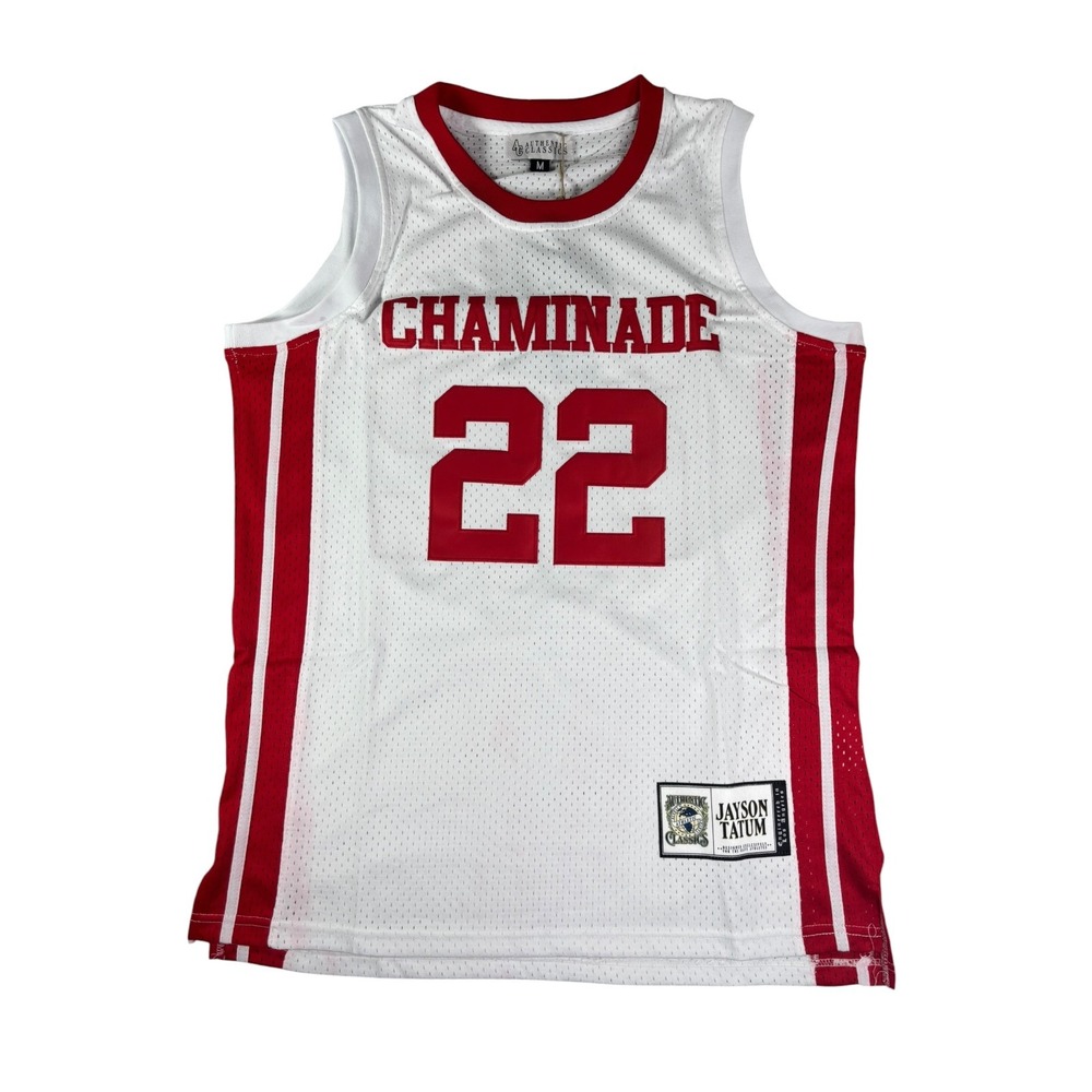 Authentic Classics Jayson Tatum Chaminade‎ High School Basketball Jersey White M